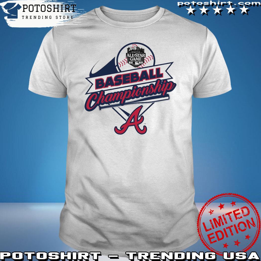 Atlanta Braves Seattle All-star game 2023 baseball Championship logo T-shirt,  hoodie, sweater, long sleeve and tank top