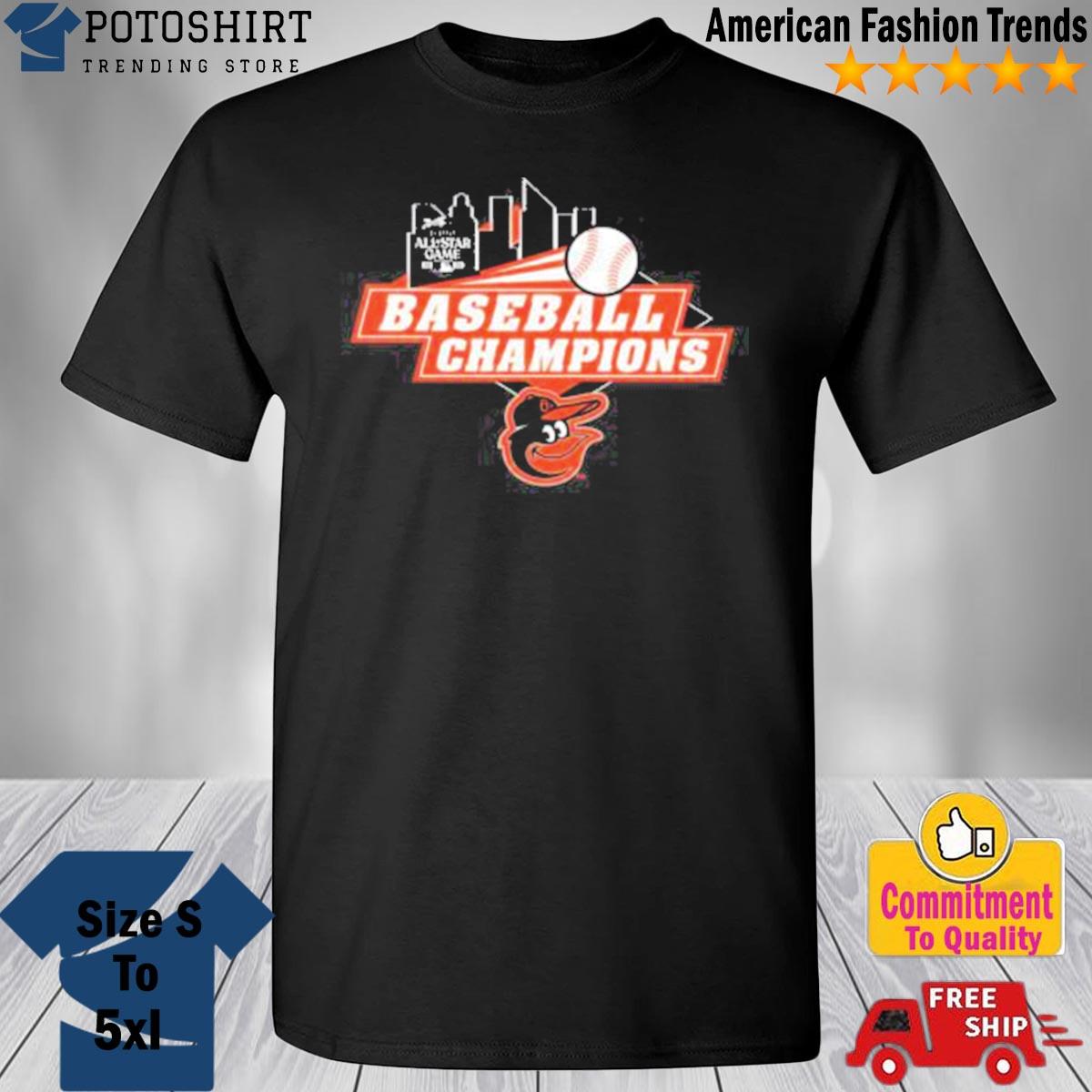 Official baltimore Orioles All Star Game Baseball Champions 2023 Logo Shirt,  hoodie, sweater, long sleeve and tank top