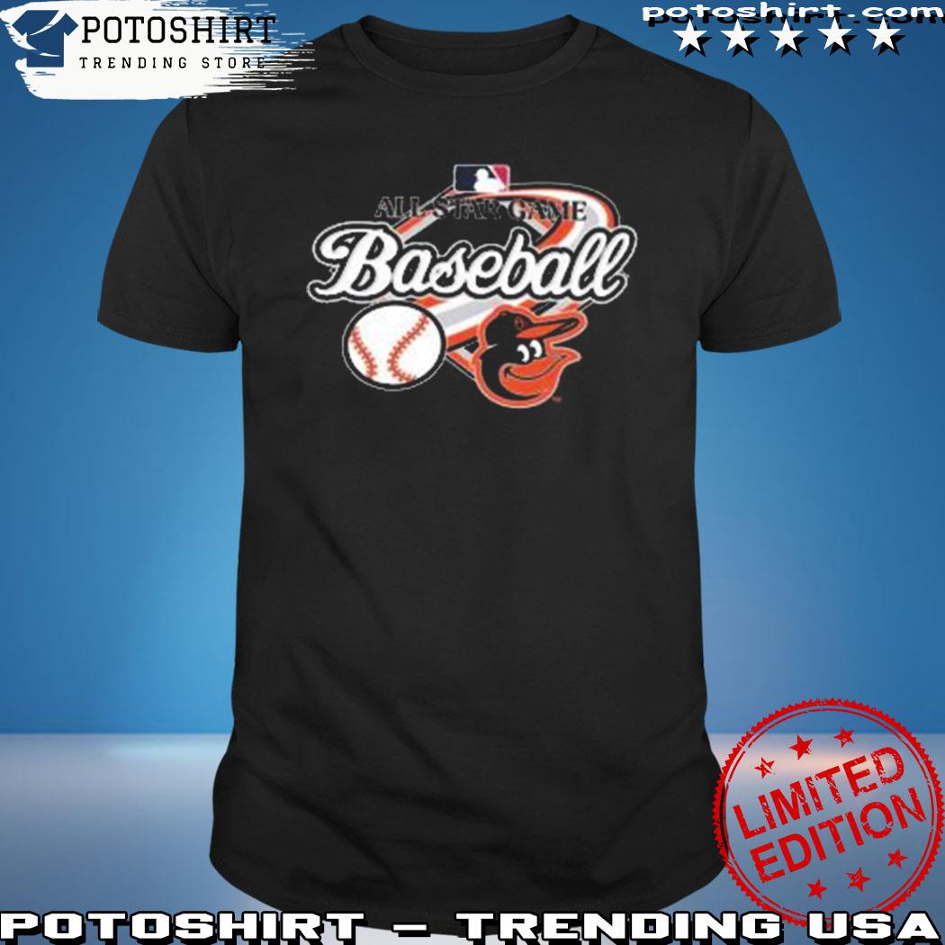 Baltimore orioles all star game baseball logo 2023 logo design t