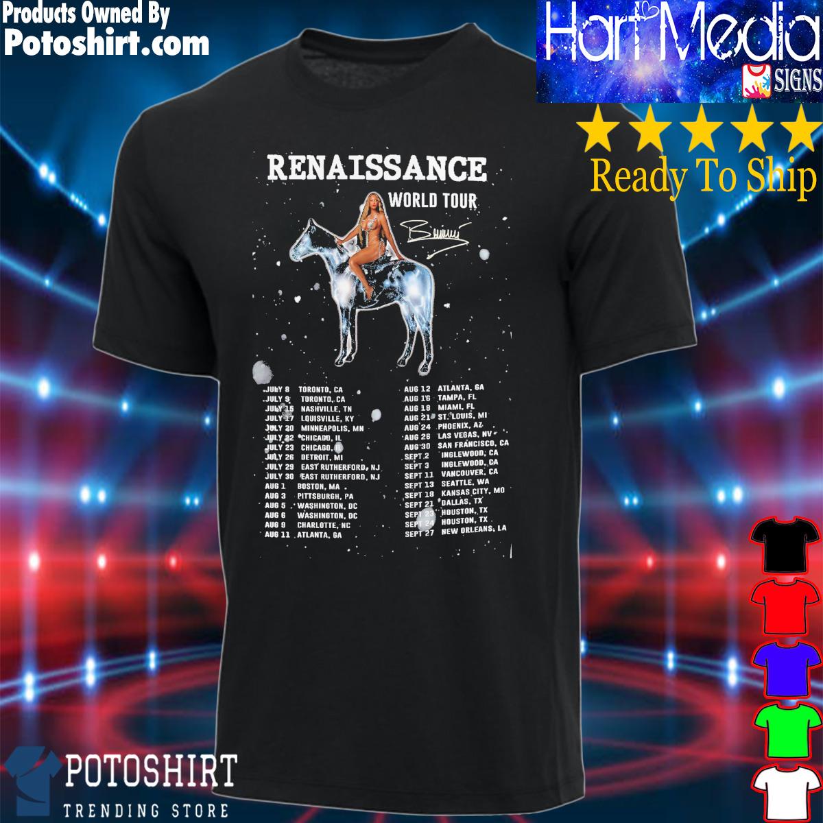 Personalized! Beyonce Renaissance Word Tour New Design Baseball