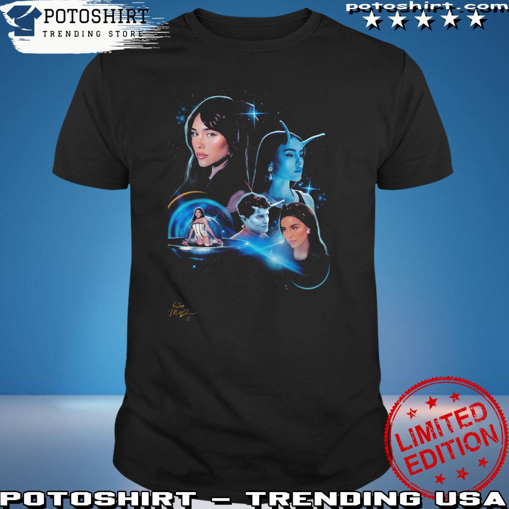 Product black alien shirt