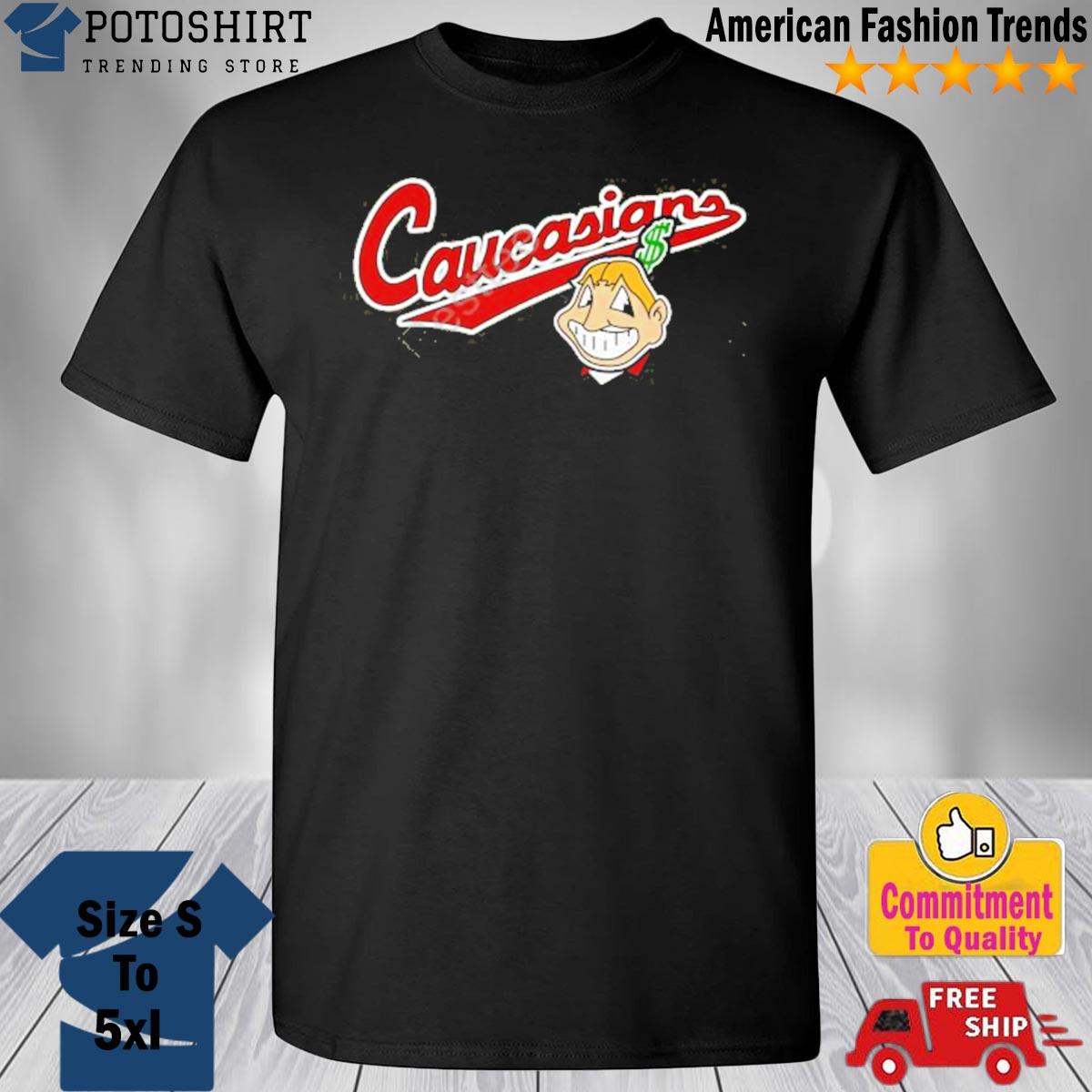 Cleveland Caucasians Mascot Shirt, hoodie, sweater, long sleeve and tank top