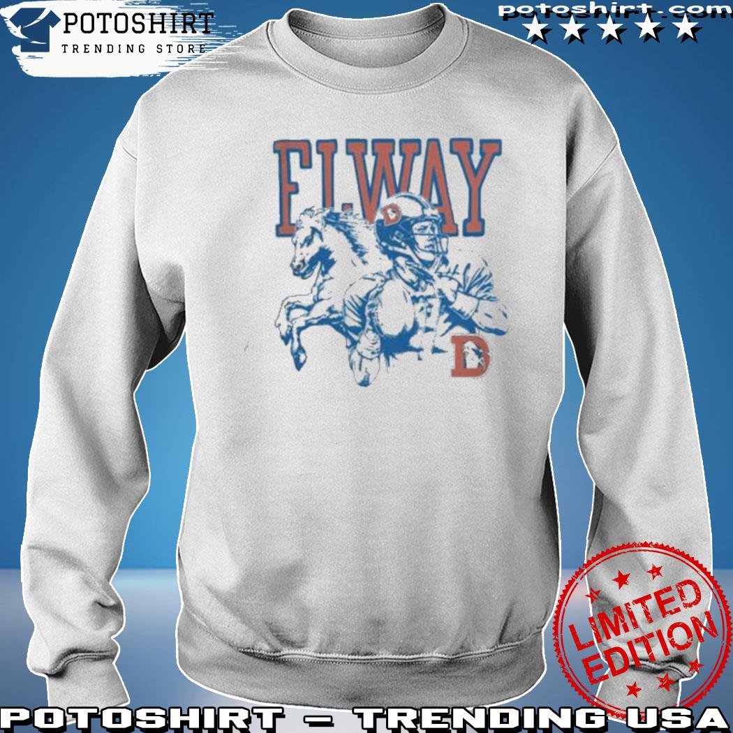 Name & Number Longsleeve Denver Broncos John Elway