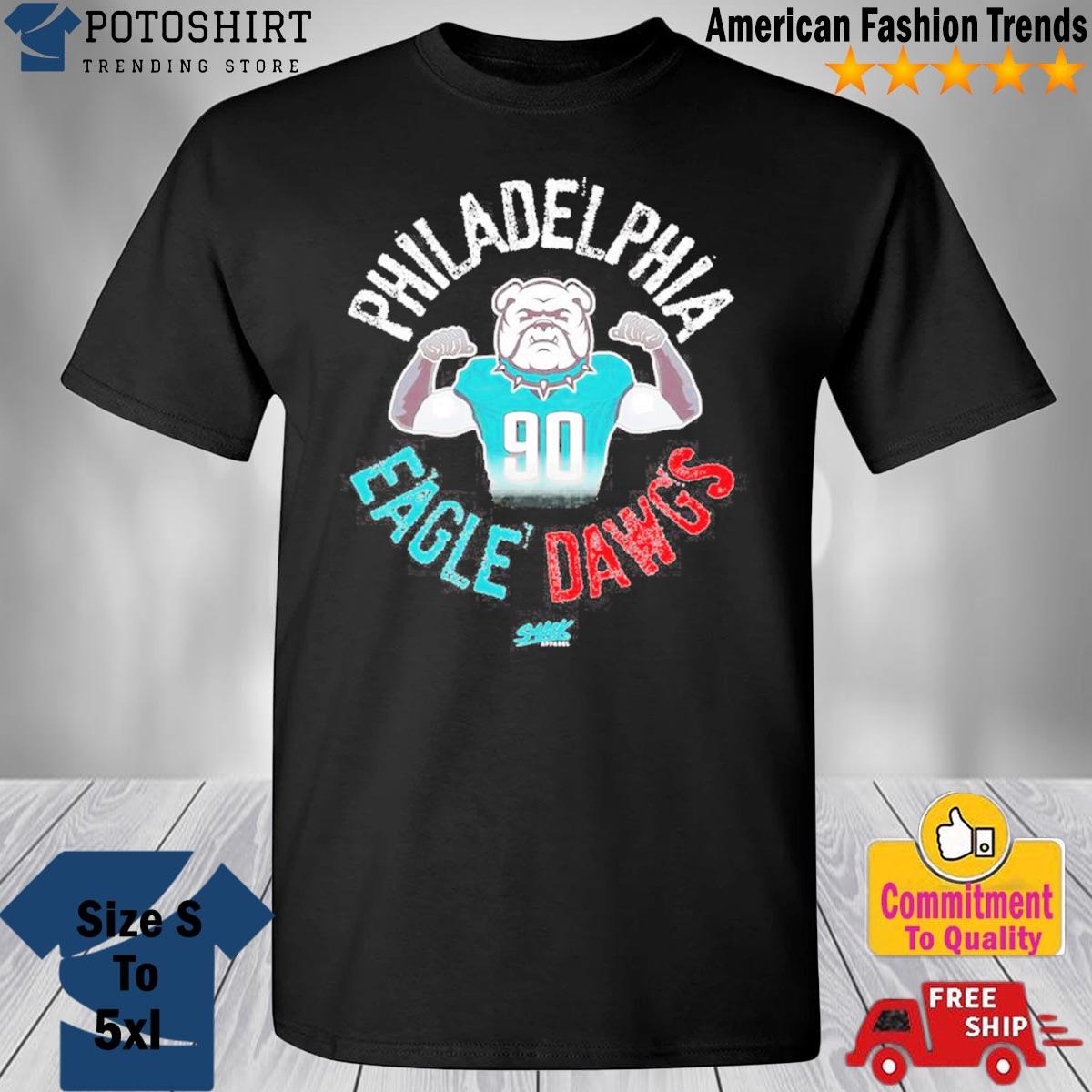 Eagle Dawgs T-shirt For Philadelphia Football Fans - Shibtee Clothing