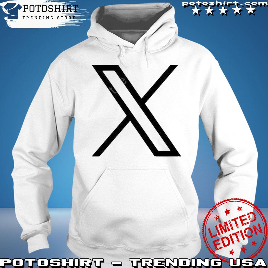 Product elon musk twitter logo x s hoodie