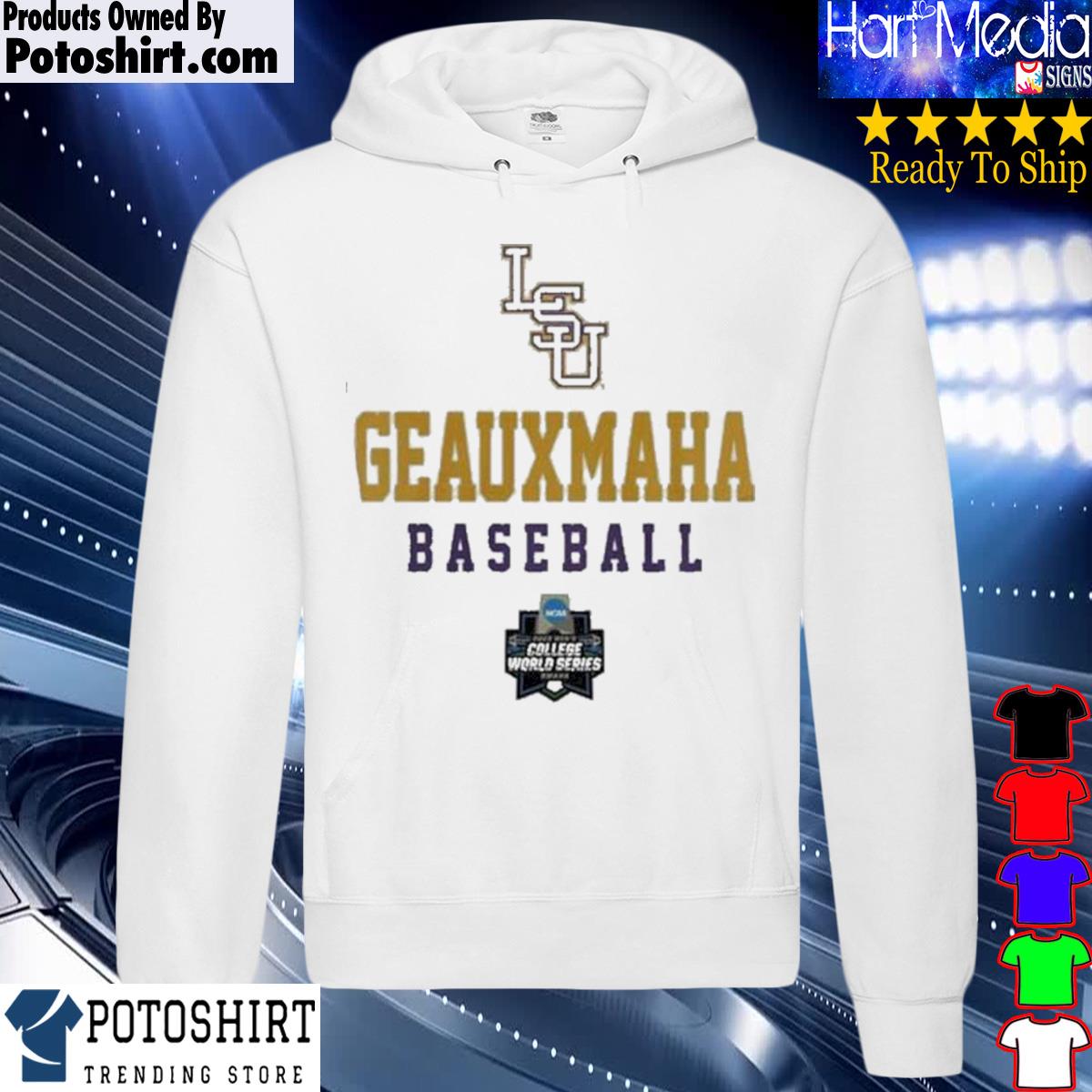 Geauxmaha Baseball 2023 NCAA World Series Hoodie T Shirt - Growkoc