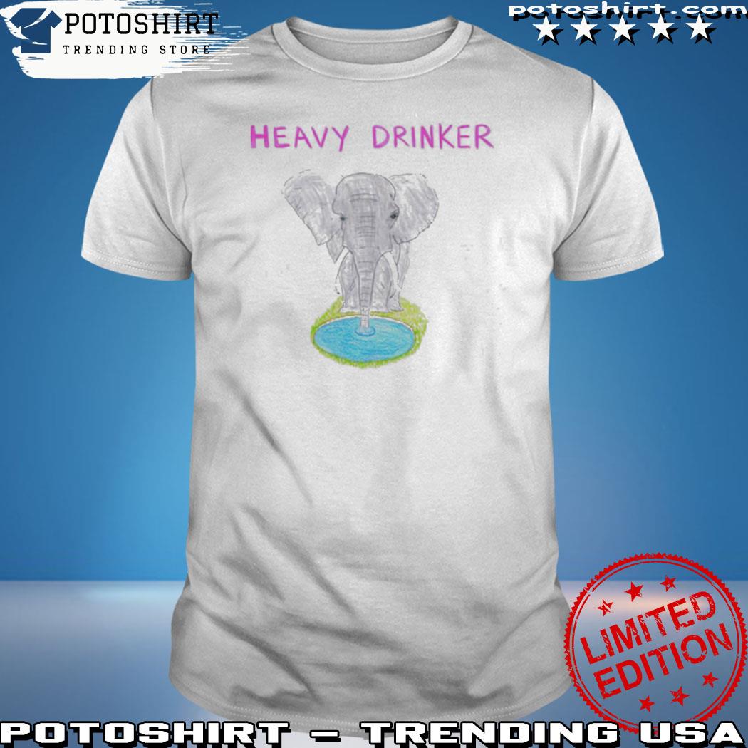Product heavy drinker elephant shirt