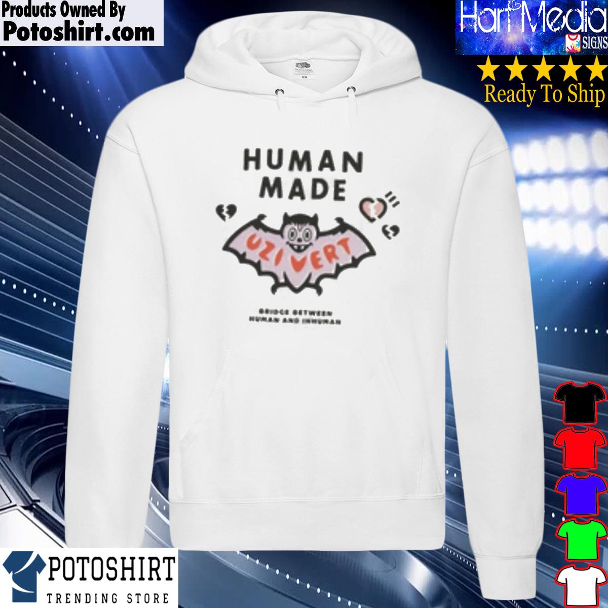 Official human Made X Lil Uzi Vert Shirt, hoodie, sweater, long sleeve and  tank top