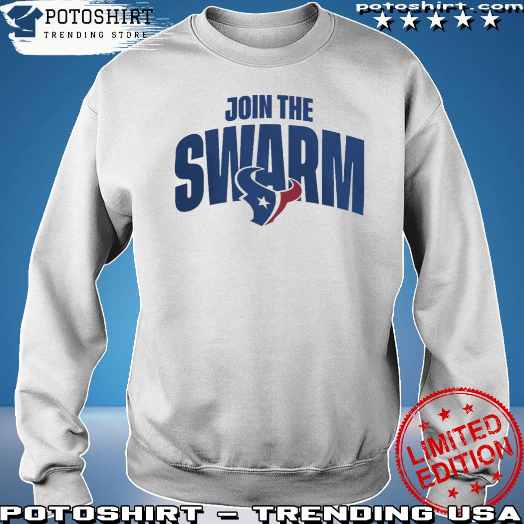 Official texans team join the swarm houston texans T-shirt, hoodie, tank  top, sweater and long sleeve t-shirt