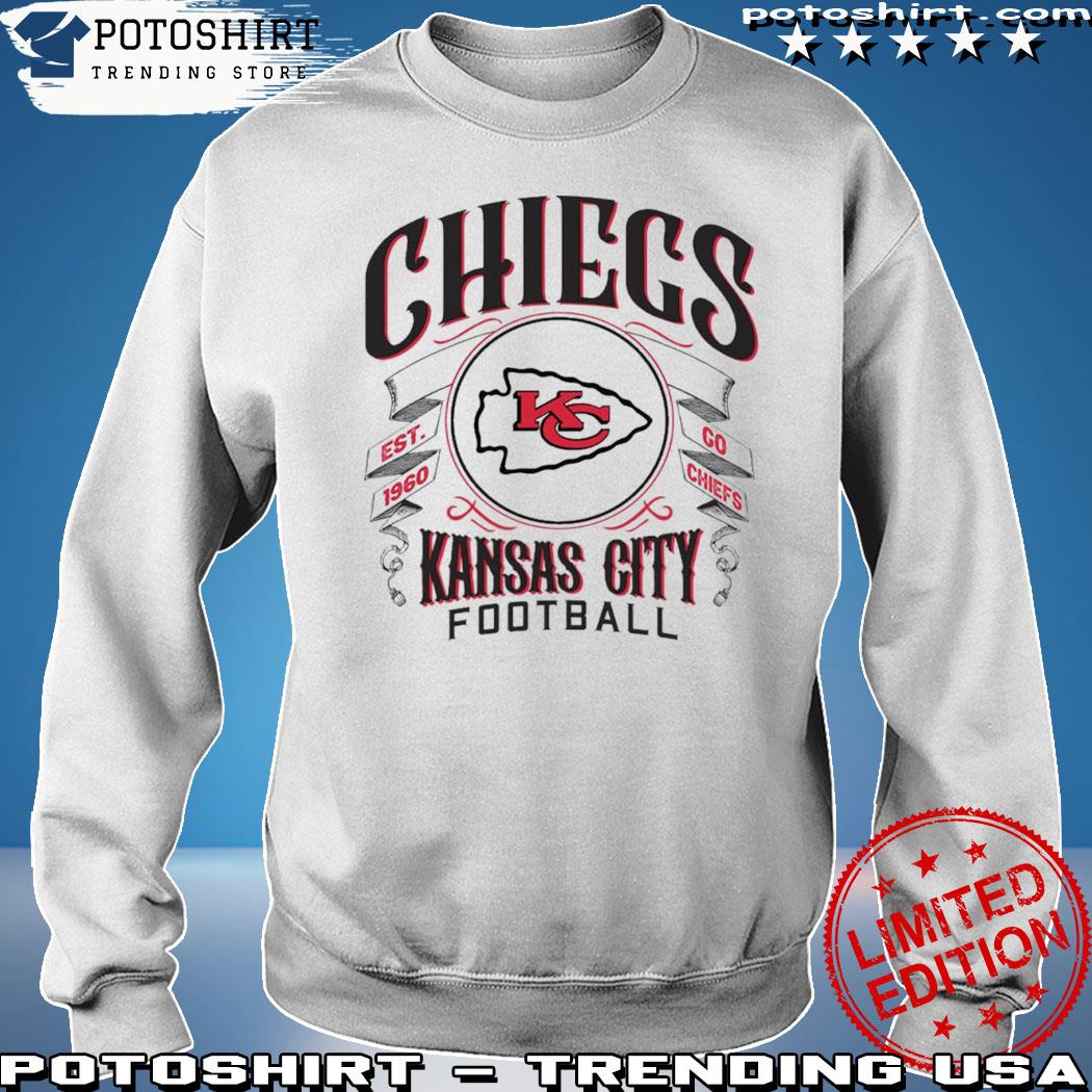 Kansas City Football Hooded Sweatshirt Est. 1960 Kansas City 