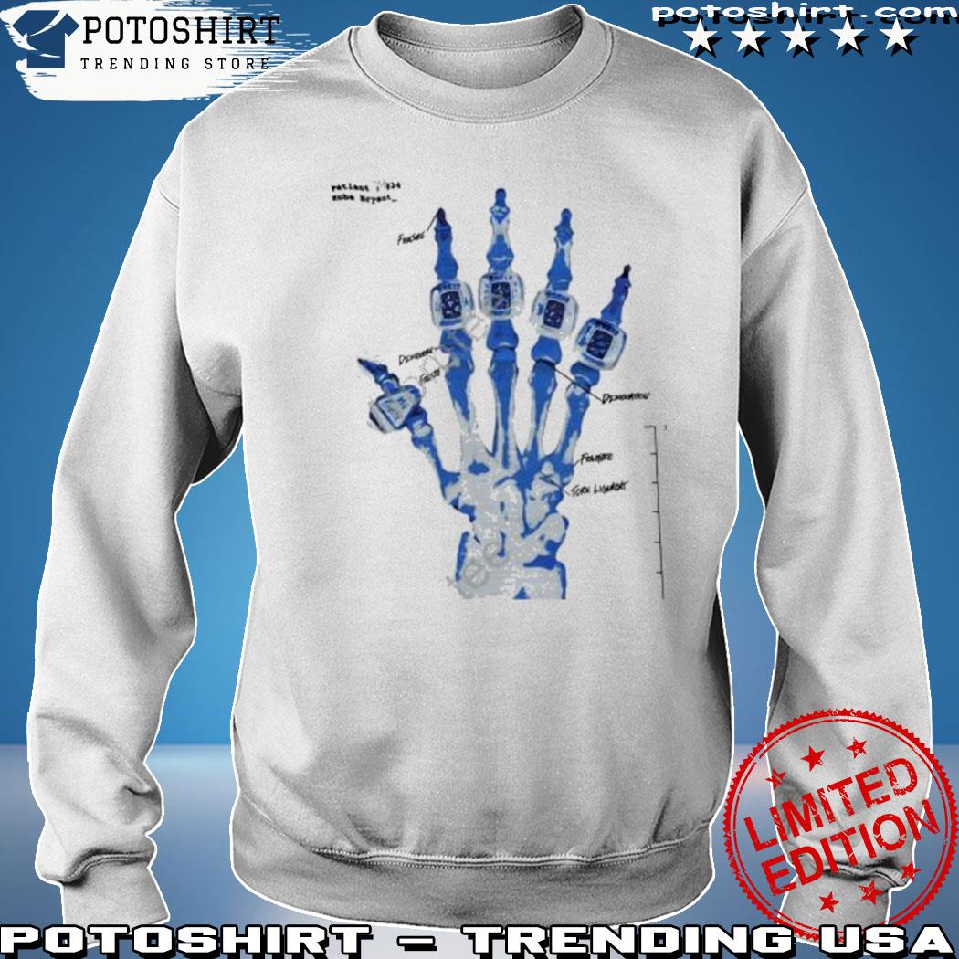 Skeleton Hands Patient Kobe Bryant shirt, hoodie, sweater, long sleeve and  tank top