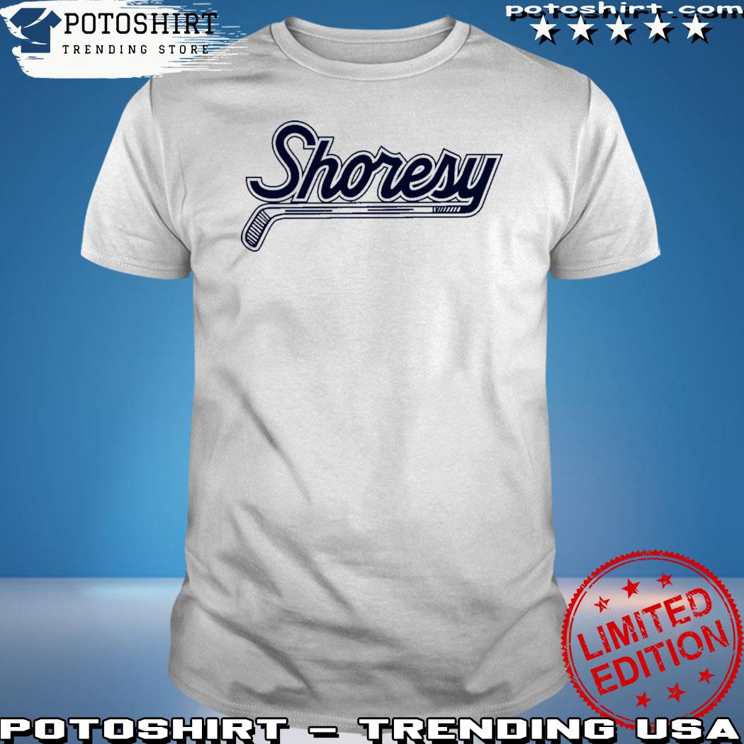 Product letterkenny shoresy hockey logo blue shirt