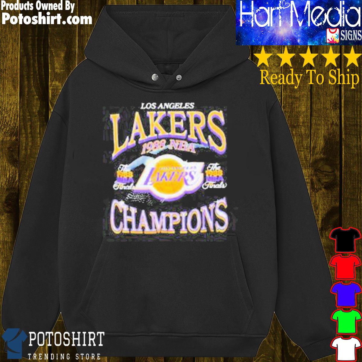 Los Angeles Lakers Champions Nba 1988 Nba Finals Shirt, hoodie