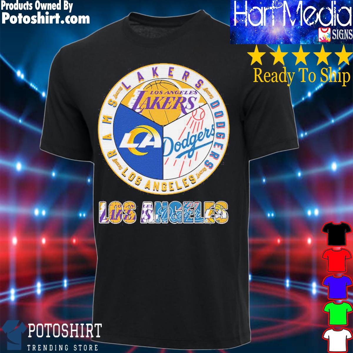 Official Dodgers Los Angeles Los Angeles Rams city of champions shirt,  hoodie, sweater, long sleeve and tank top