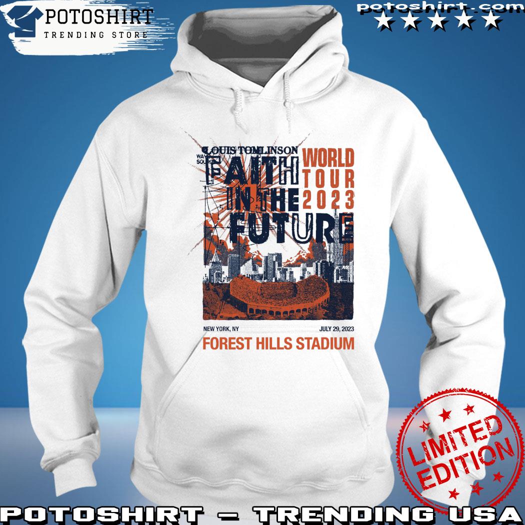 Product louis tomlinson merch faith in the future forest hills stadium world tour 2023 s hoodie