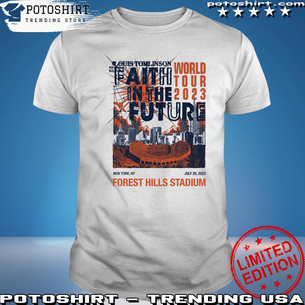 Product louis tomlinson merch faith in the future forest hills stadium world tour 2023 shirt