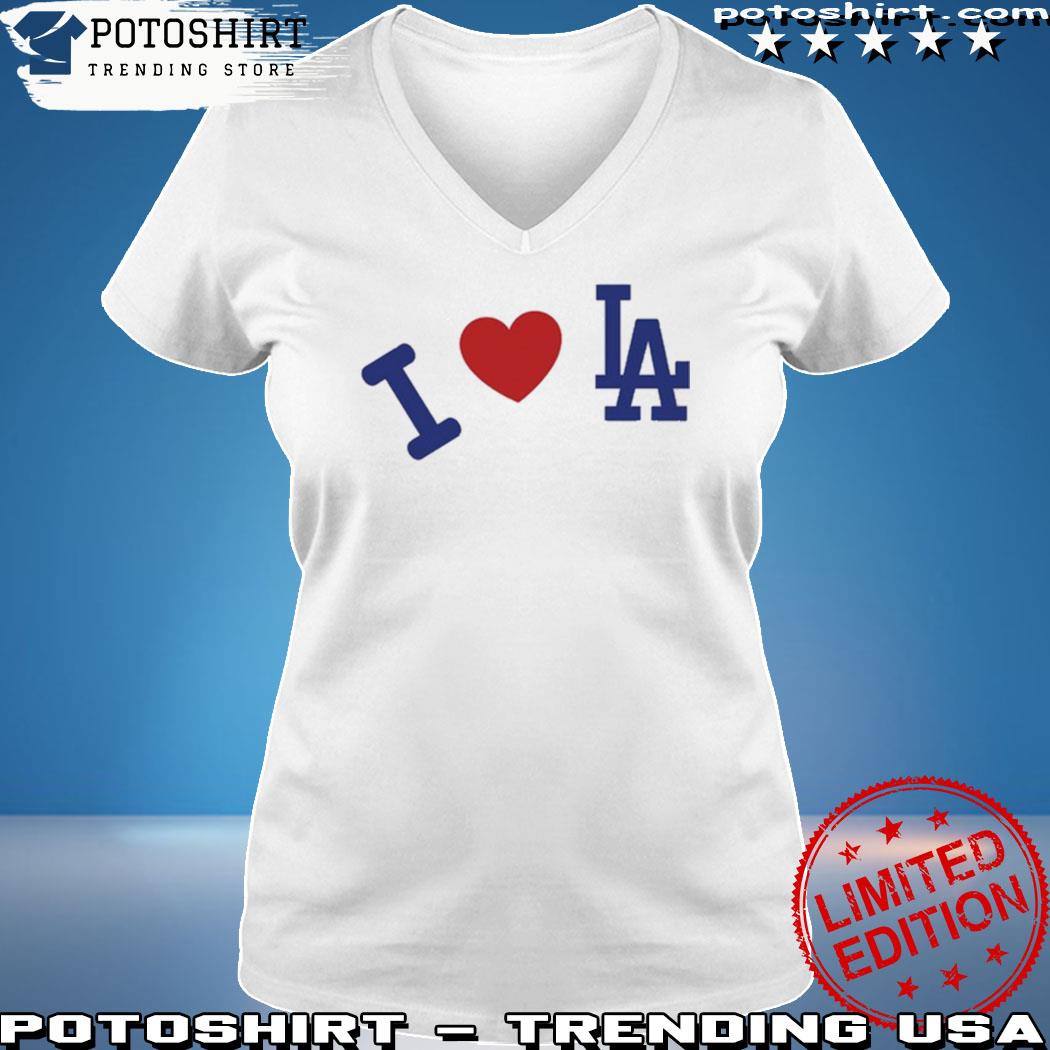 Los Angeles LA Dodgers Heart Logo Baseball Shirt, hoodie, sweater, long  sleeve and tank top