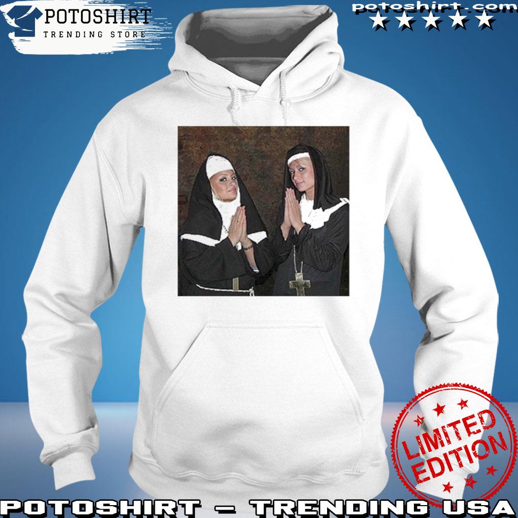 Product paris Hilton And Nicole Richie Nuns T-Shirt hoodie