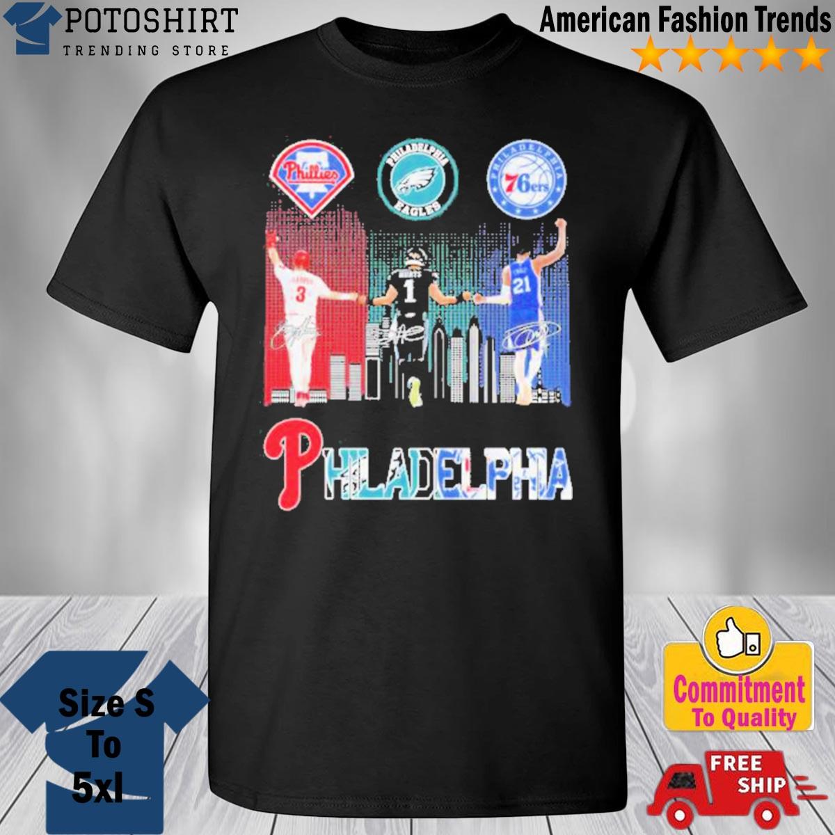 Philadelphia Phillies Eagles 76er T-Shirt, hoodie, sweater, long sleeve and  tank top