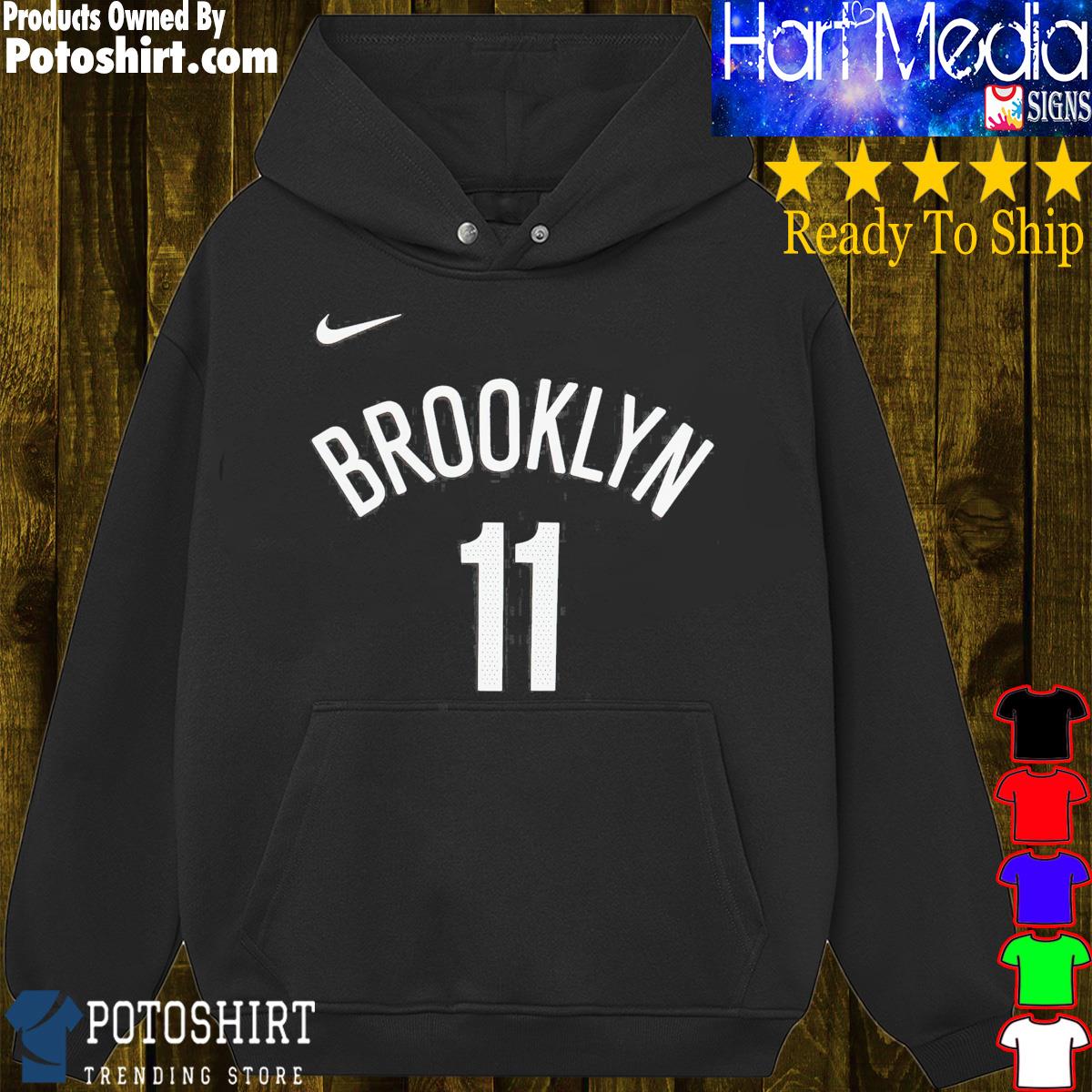 Youth Brooklyn Nets Kyrie Irving Nike White Name & Number