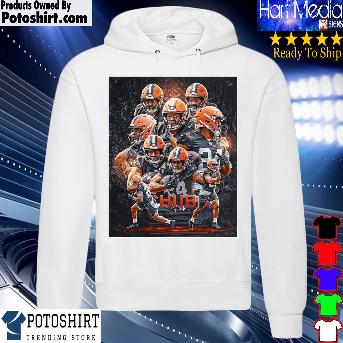 Cleveland Browns Nick Chubb Long Sleeve Shirt