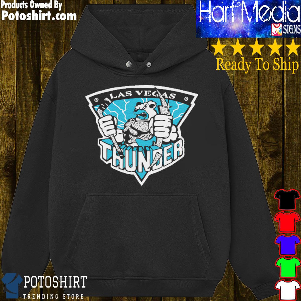 Product the las vegas thunder hockey shirt, hoodie, sweater, long sleeve  and tank top