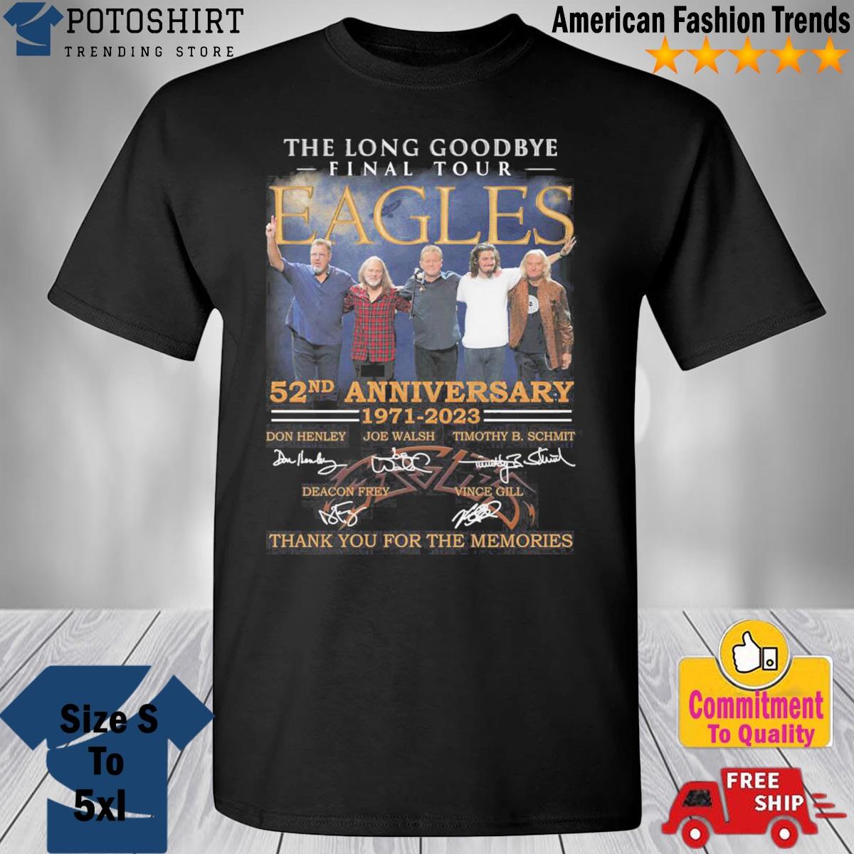 Eagles Finals Tour Merch, The Long Goodbye Tour 2023 The Eagles