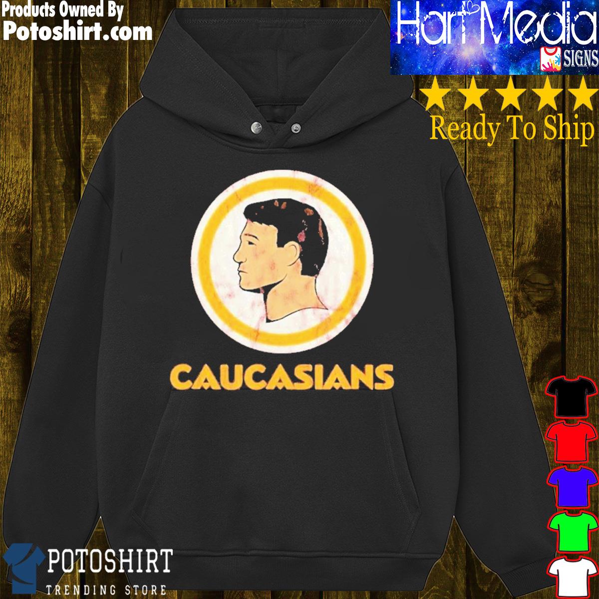 Washington Redskins Caucasians shirt, hoodie, sweater, long sleeve