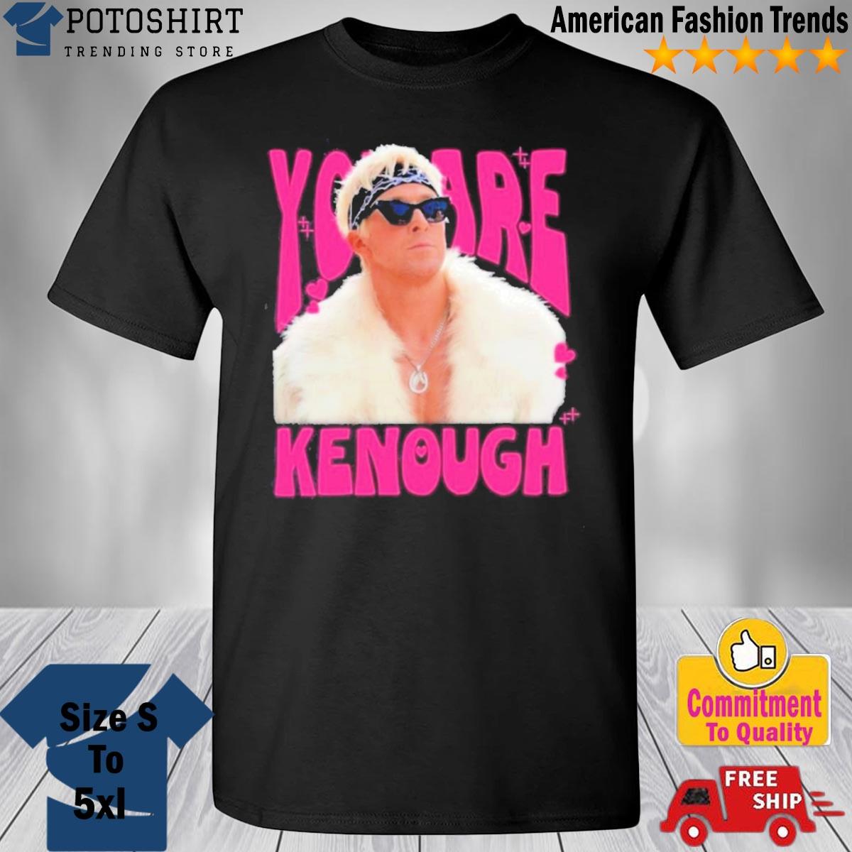 Ryan Gosling T-shirt I Am Kenough Merch Vintage Crewneck Short Sleeve  Cotton Tee Women Men's Tshirt 2023 New Funny Clothes