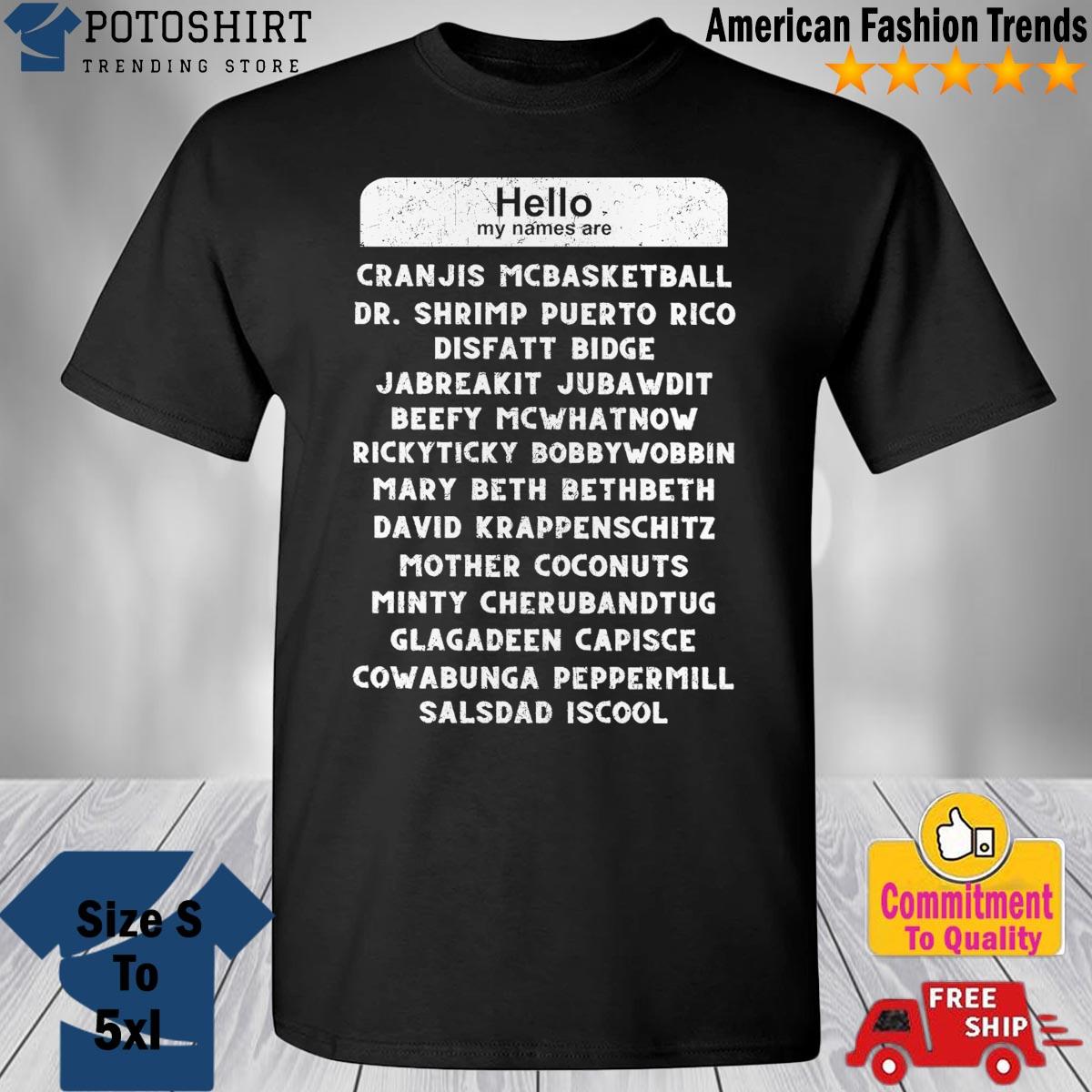 Property Of Cranjis 2023 McBasketball Jersey Baseball Shirt Custom