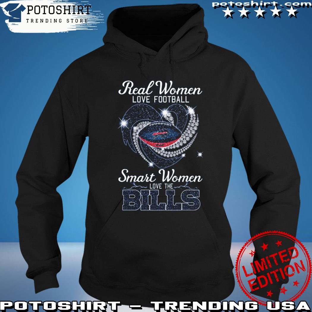 Official real Women Love Football Smart Women Love The Bills T