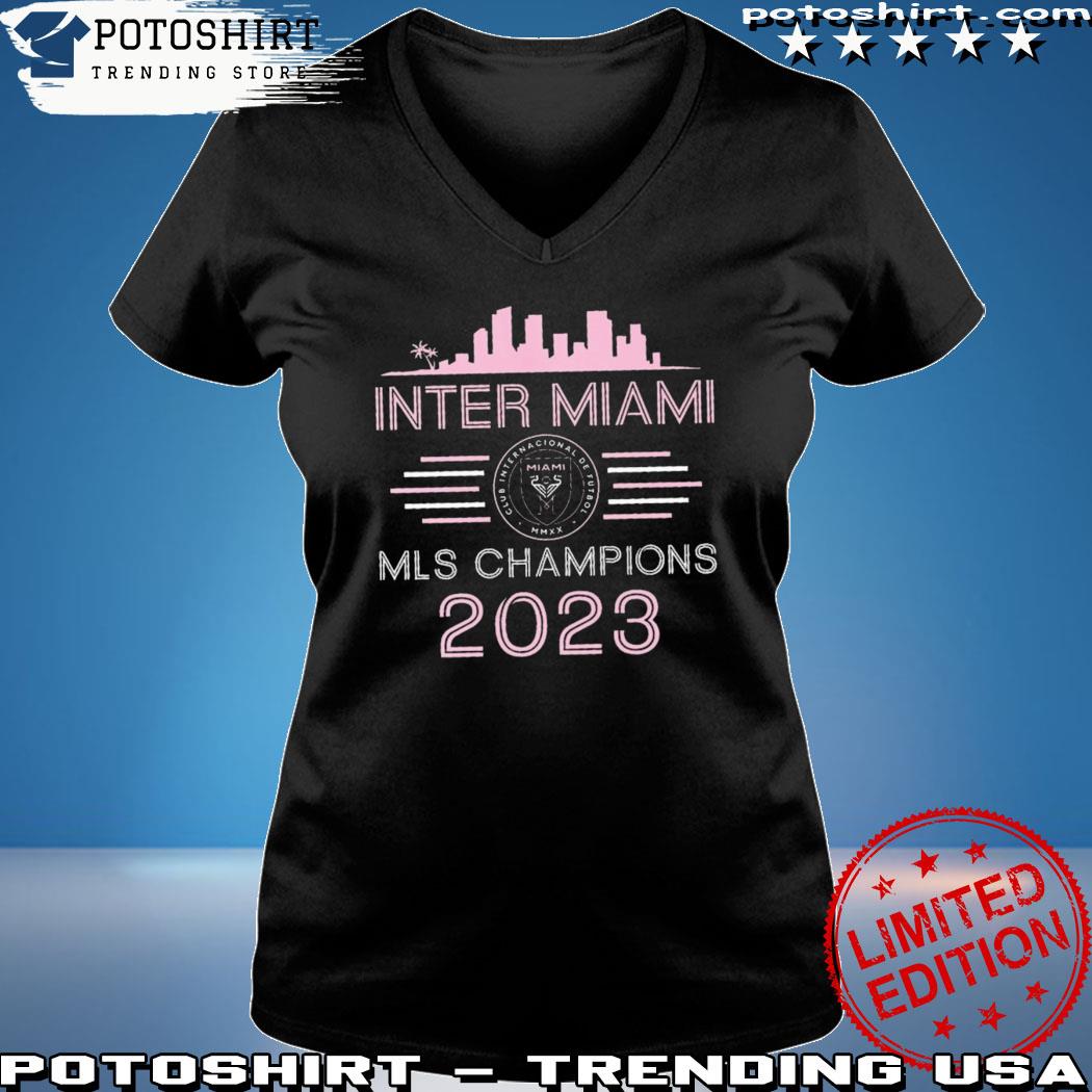 Official Inter miamI mls leagues cup champions 2023 T-shirt