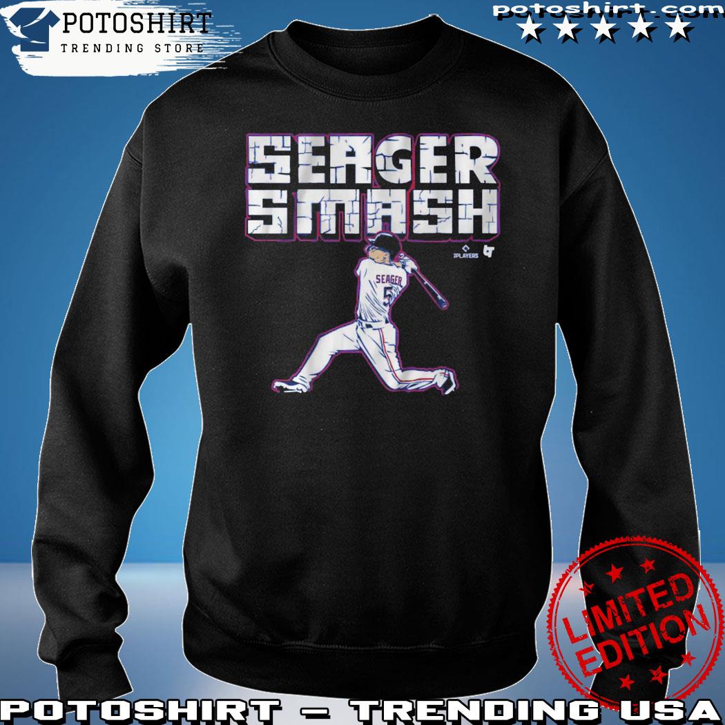 Corey Seager - Seager Smash - Texas Baseball T-Shirt