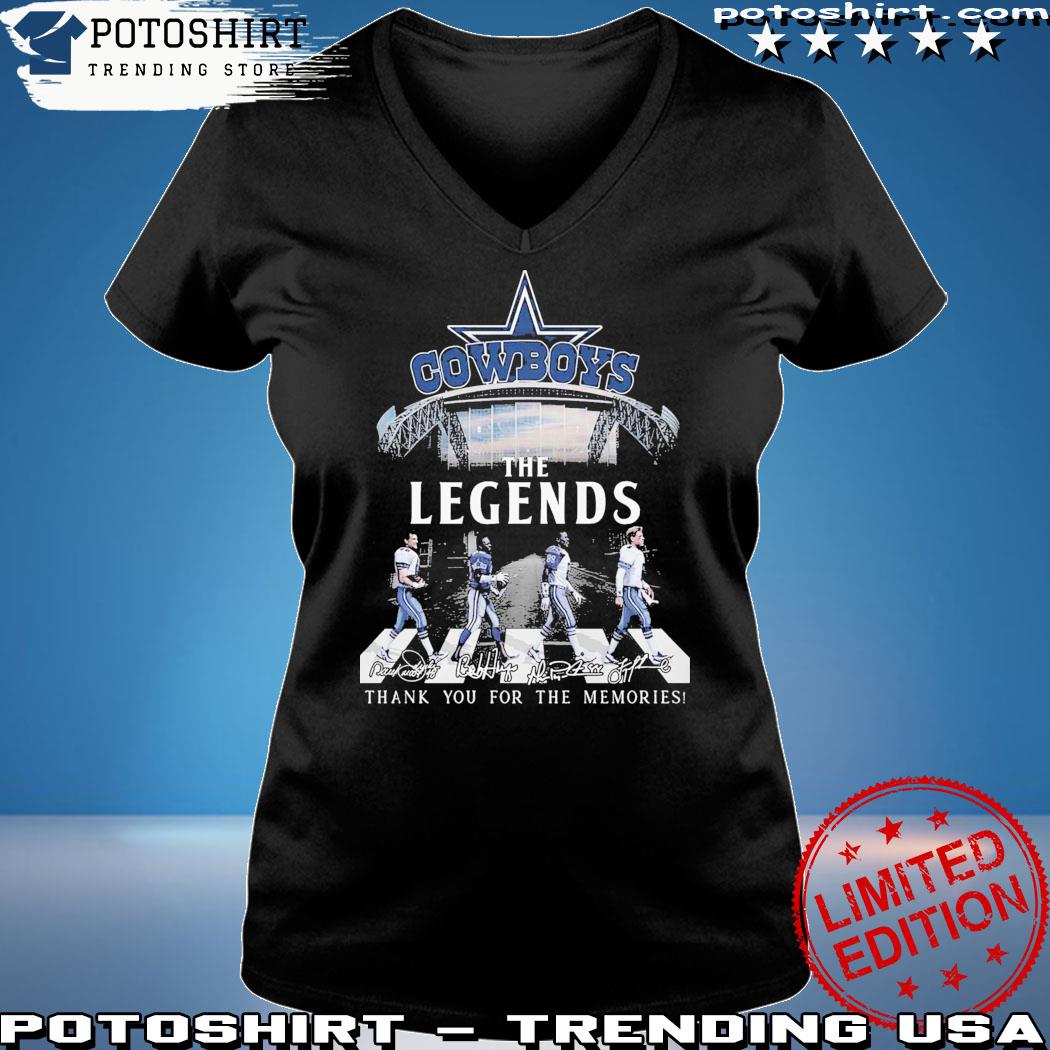 Official dallas Cowboys The Legends Thank You For The Memories T-Shirt,  hoodie, sweater, long sleeve and tank top