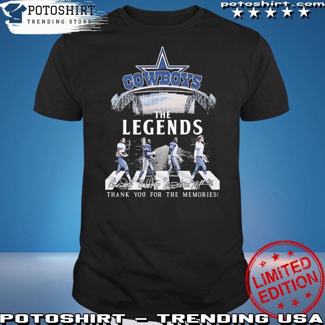 Official dallas Cowboys The Legends Thank You For The Memories T-Shirt,  hoodie, sweater, long sleeve and tank top