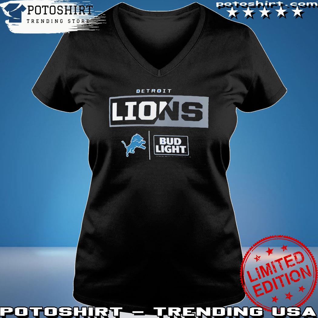 Fanatics Nfl Shop Blue Detroit Lions Nfl X Bud Light Shirt