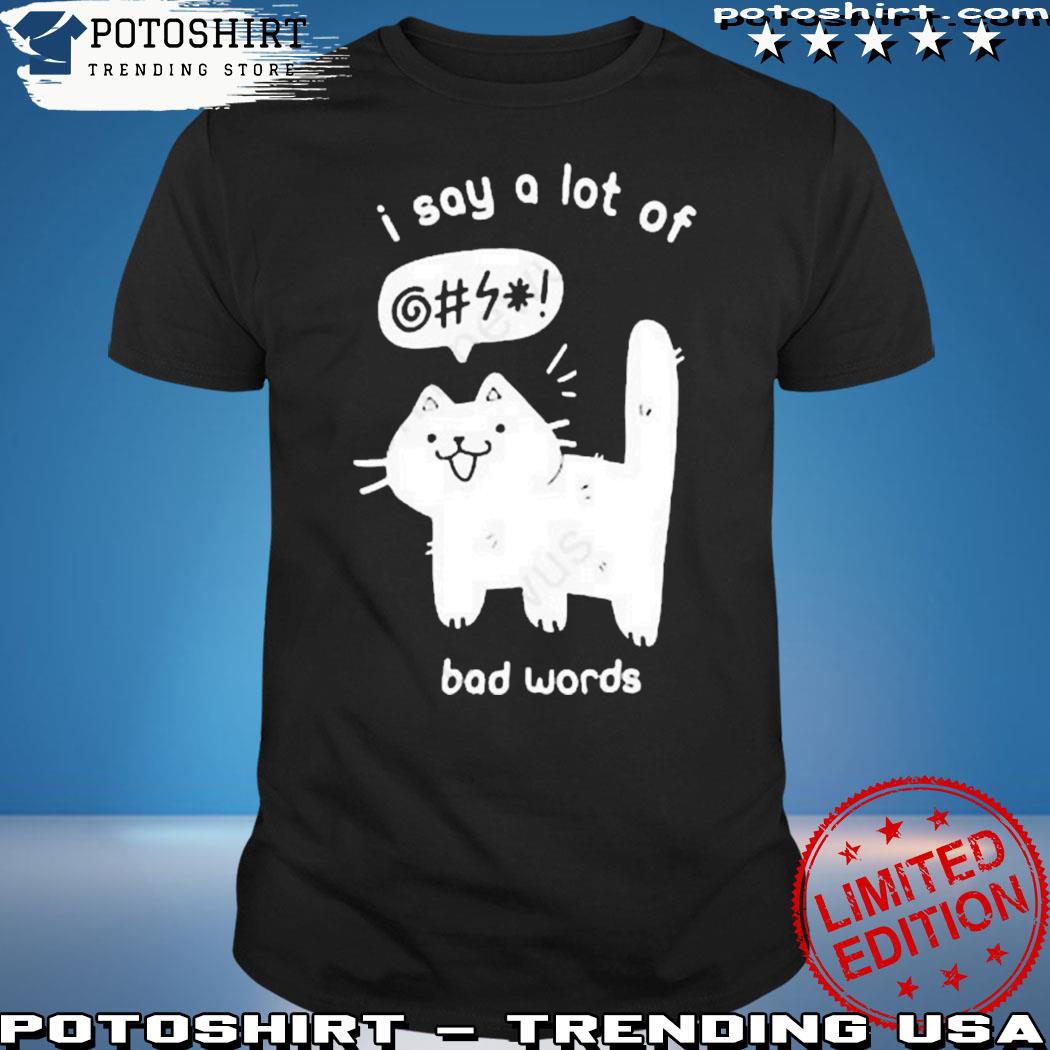 Official dual wield studio I say a lot of bad words T-shirt