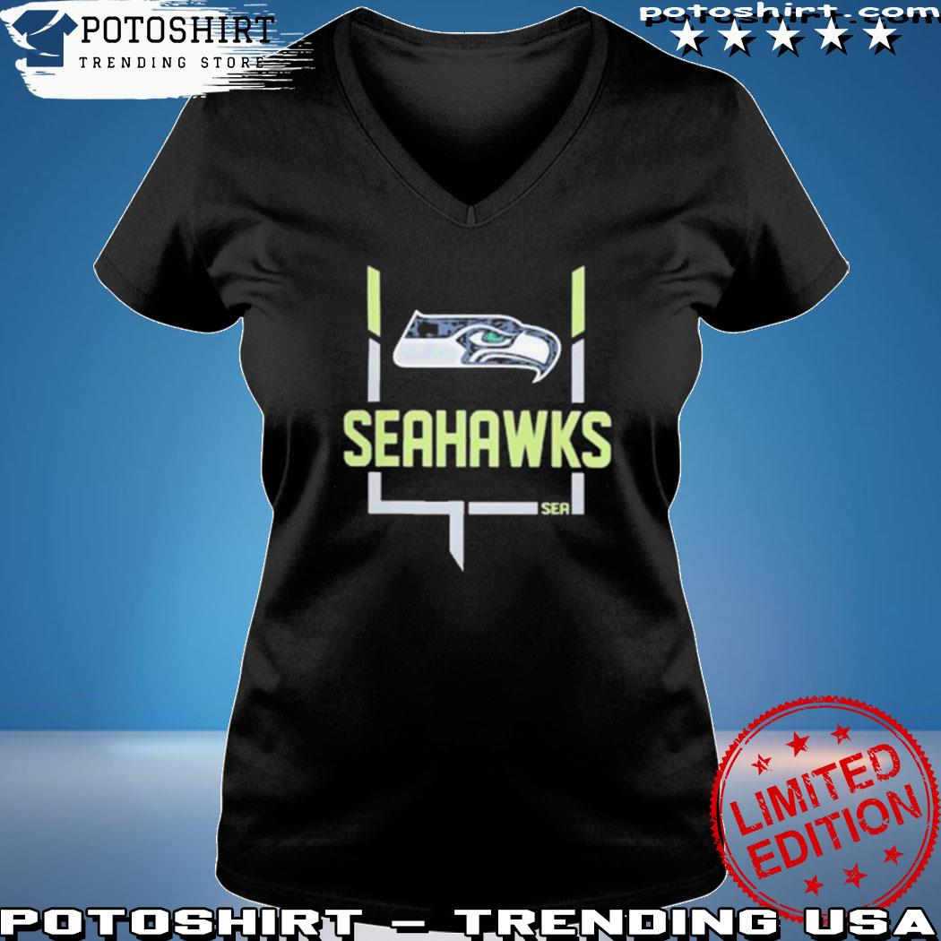 Official fanatics Seattle Seahawks legend goal post T-shirt