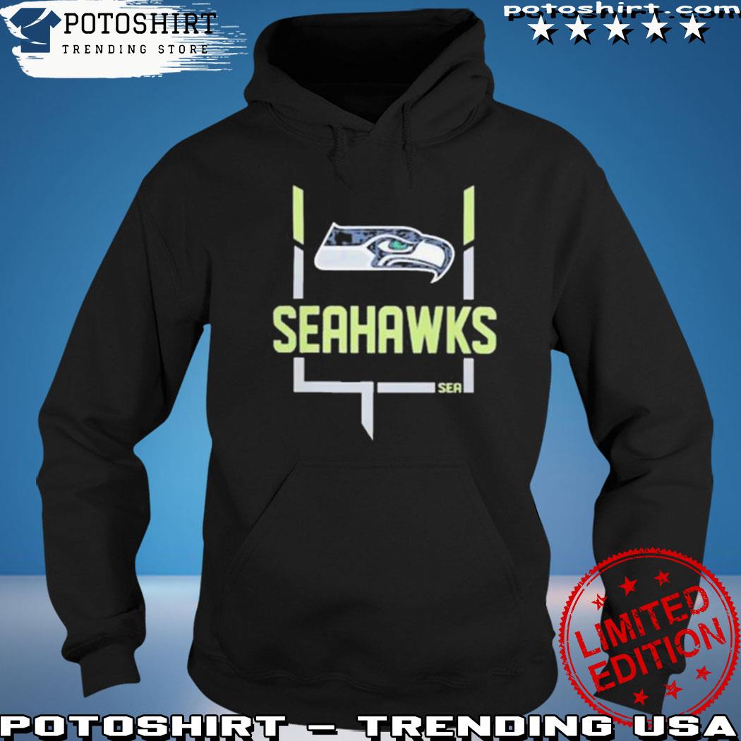Official fanatics Seattle Seahawks legend goal post T-s hoodie