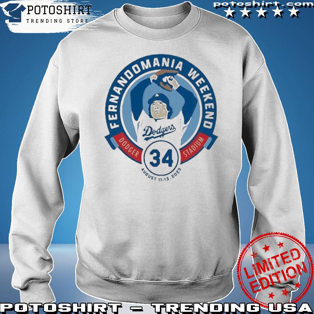 Number 34 Fernandomania Weekend Dodger Stadium 2023 Shirt, hoodie