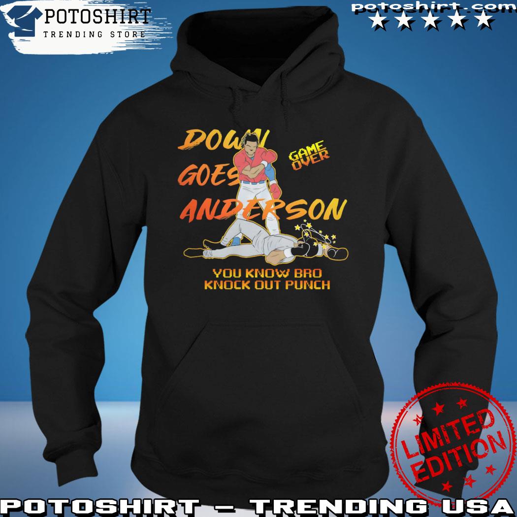 Jose ramirez down goes anderson T-shirt, hoodie, sweater, long sleeve and  tank top