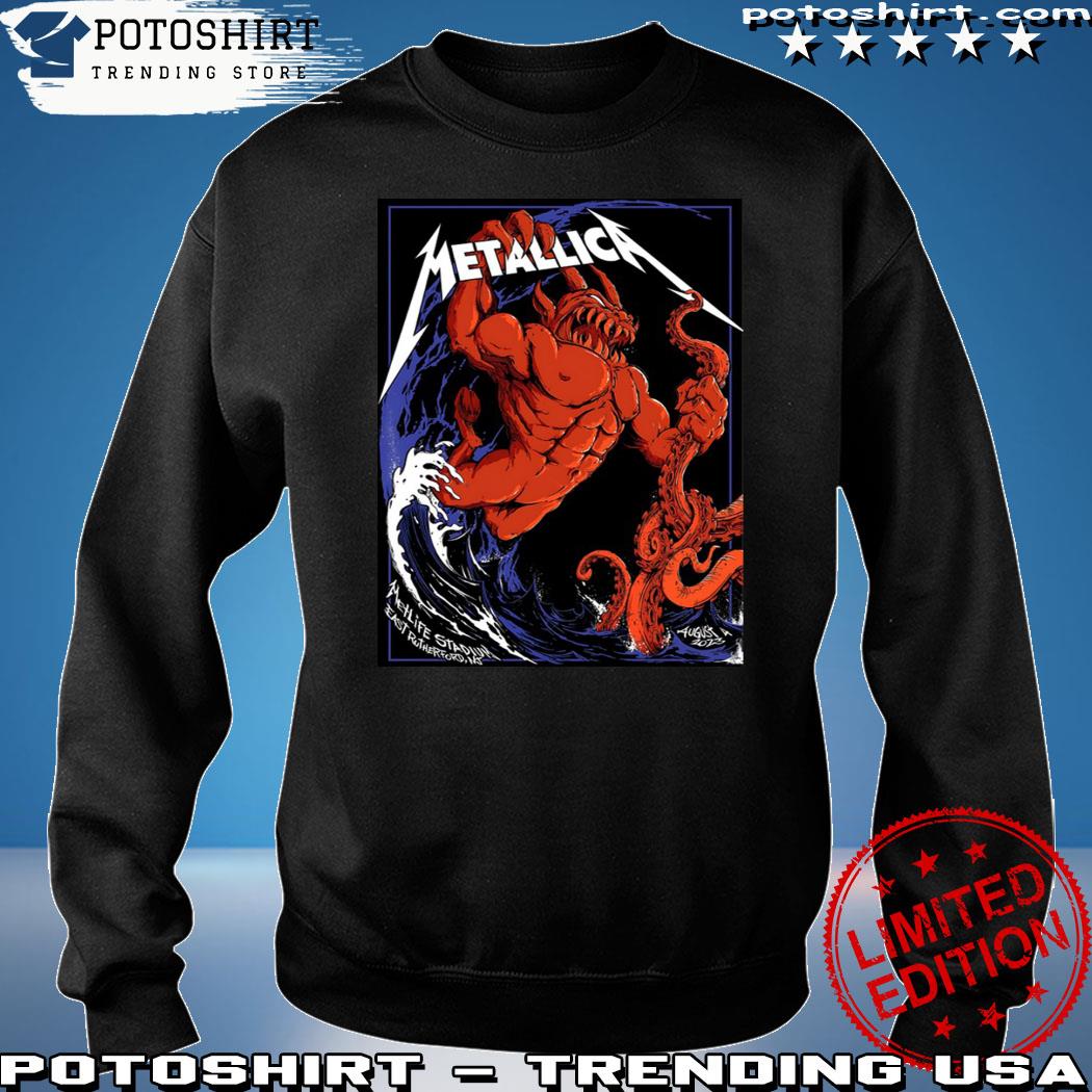 Metallica August 4, 2023 MetLife Stadium East Rutherford, NJ Poster shirt,  hoodie, longsleeve, sweatshirt, v-neck tee