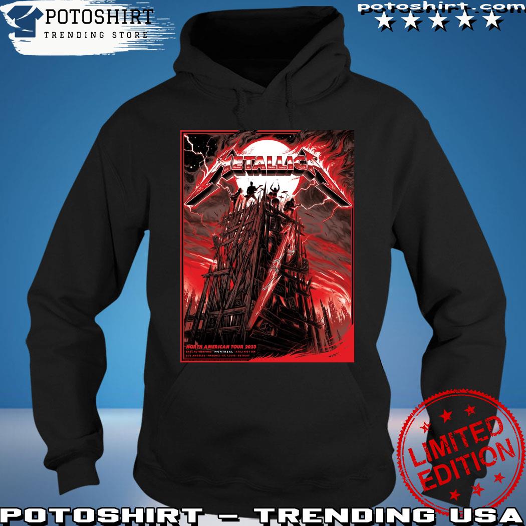 Metallica The Exclusive Colorway Of Official Pop-Up Shop Poster For St Louis  North American Tour 2023 T-Shirt, hoodie, sweater, long sleeve and tank top