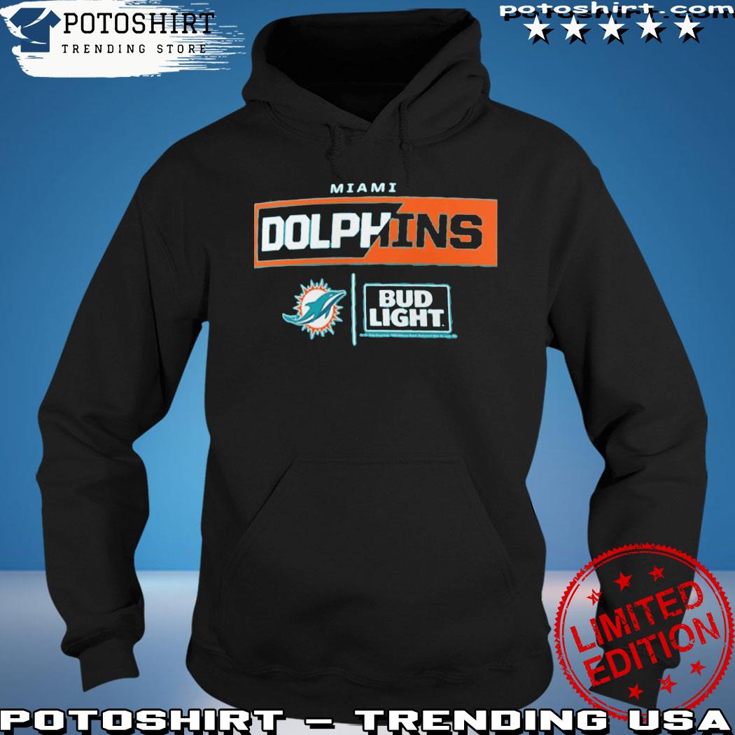 Miami Dolphins X Bud Light logo 2023 shirt, hoodie, sweater, long