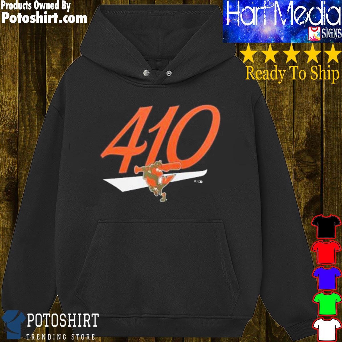 Baltimore Orioles The 410 2023 Shirt, hoodie, sweater and long sleeve