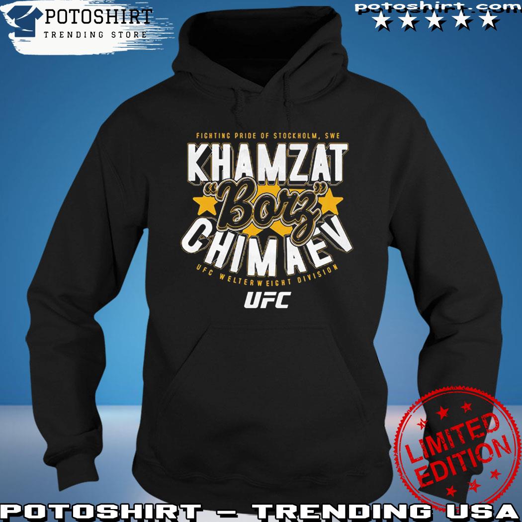 Product fc Khamzat Borz Chimaev Script T-Shirt hoodie