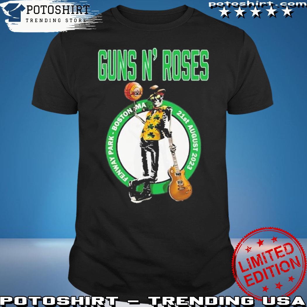 Product gnrmerchtruck guns n roses fenway Boston ma 21 8 2023 shirt