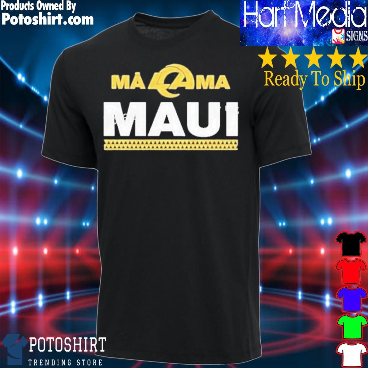 Los Angeles Rams Malama Maui T-Shirt