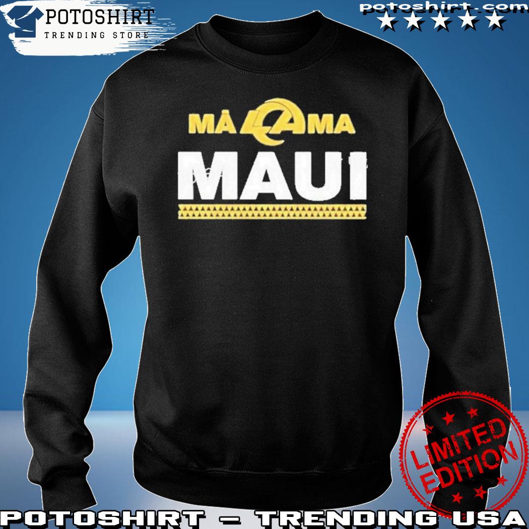 Product los Angeles Rams x Mãlama Maui Relief T-Shirt, hoodie