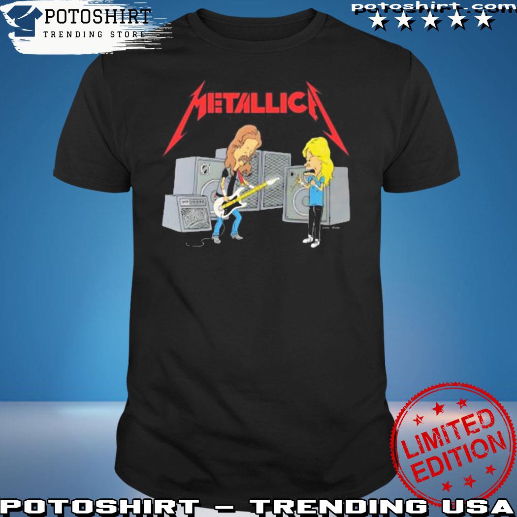 Product metallica beavis and butthead shirt